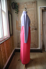 Load image into Gallery viewer, Vintage 1970s Wool Mix Maxi Skirt – Pink – Long Retro A-Line Skirt
