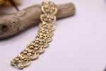 Load image into Gallery viewer, Vintage 1950s gold link bracelet -costume jewellery - hollywood glamour
